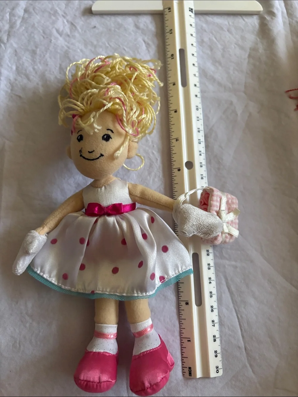 INC International Concepts Plush Rag Doll Trio in Yellow, Pink, Green, Purple